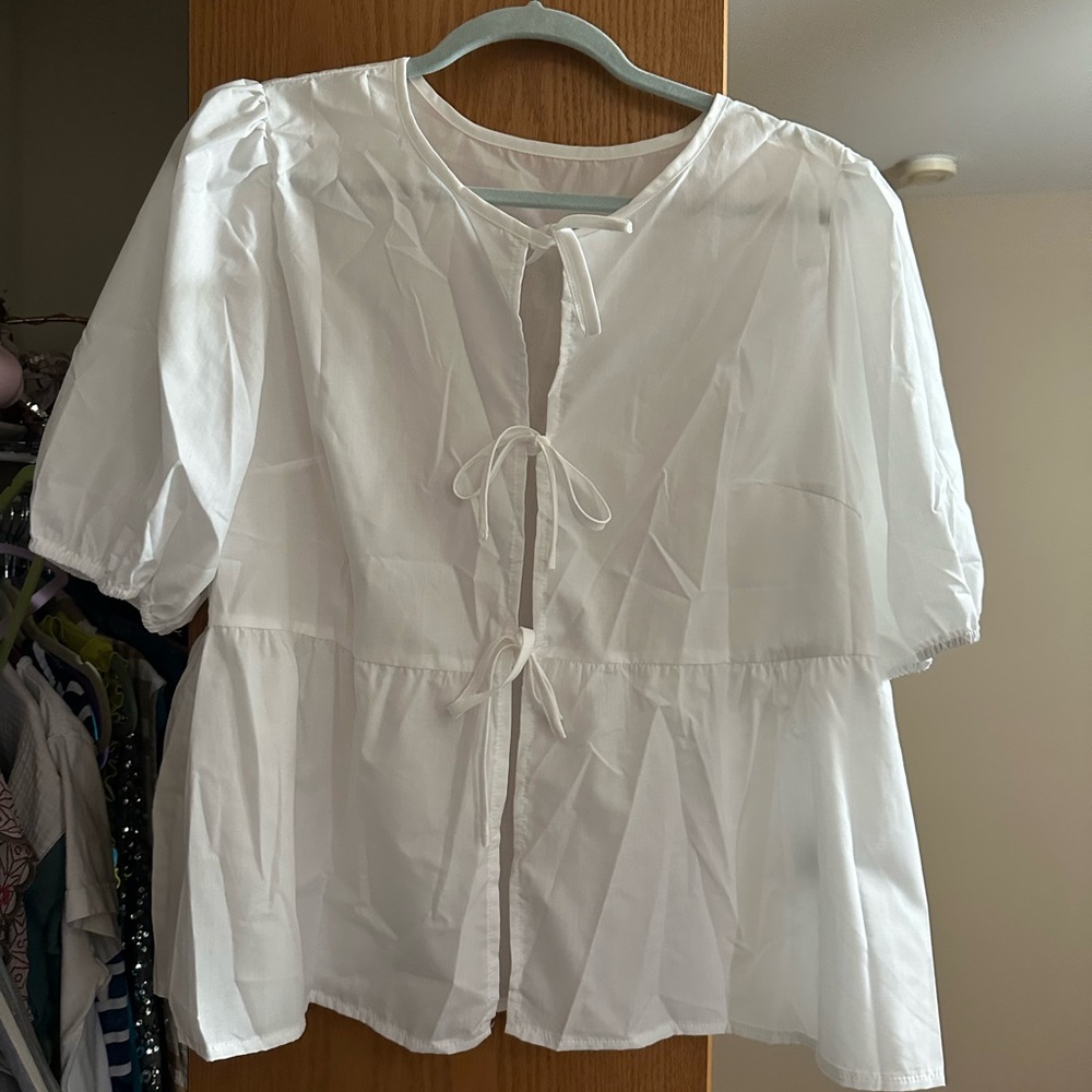 Elegant White Women's Top